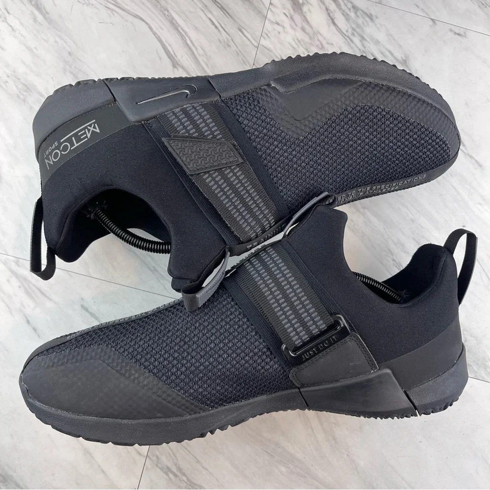 •Nike Men’s Metcon Sport Cross Training Weight Lifting Shoes 13 Black AQ7489-003_3